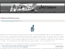 Tablet Screenshot of j40sailors.com